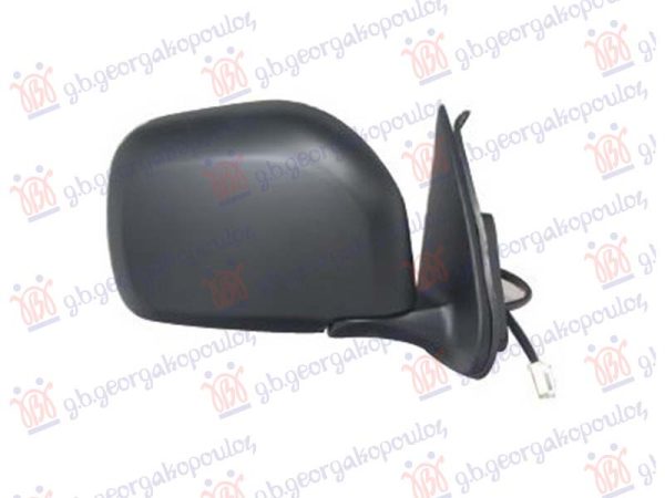DOOR MIRROR ELECTRICAL BLACK 4WD (3 PIN)