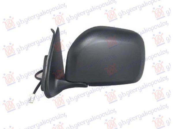 DOOR MIRROR ELECTRICAL BLACK 4WD (3 PIN)