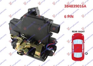 BRAVA ZADNJIH VRATA ELEKTRICNA (6pins) DESNO