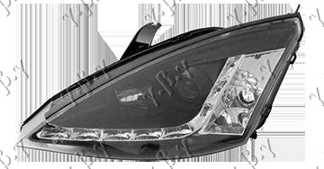 HEAD LAMP SET A5 BLACK -2002