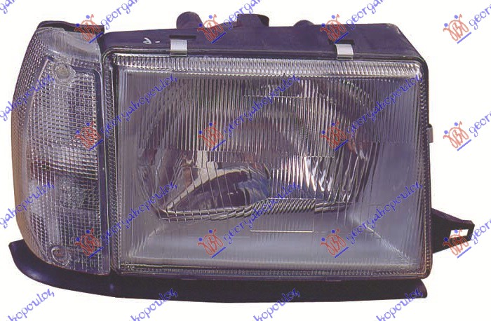 HEAD LAMP WITH WHITE SIDE LAMP (E) (DEPO)