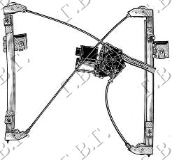 FRONT WINDOW REGULATOR ELECTRICAL 3D COMFORT (A QUALITY)