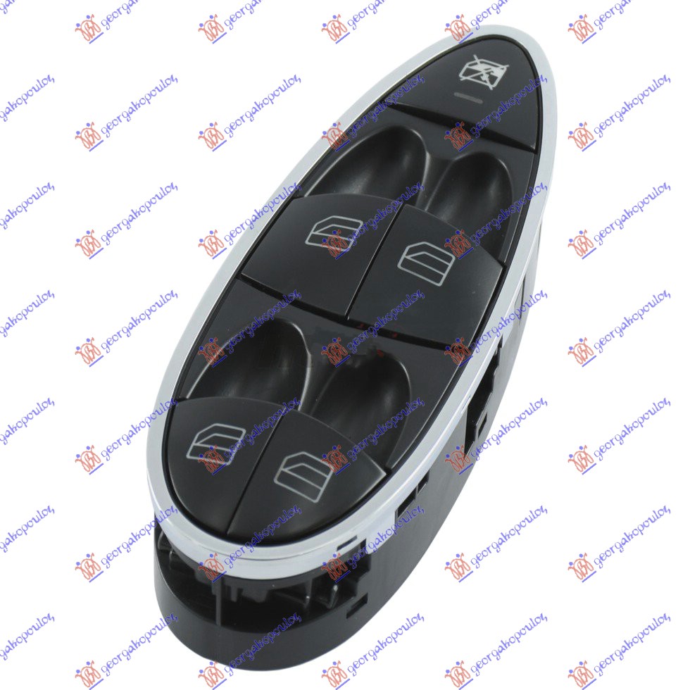 PREKIDAC U PREDNJIM VRATIMA (4 TASTERA) (HROM OKVIR) (3 PIN) LEVO