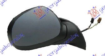 RETROVIZOR ELEKTRICNI SA GREJACEM PM (ELEKTRO-SKLOPIV) 2009- (KONVEKSNO STAKLO) DESNO
