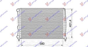 HLADNJAK MOTORA 1.8/2.0 16V 2.0 JTS BENZIN (58x40) (MARELLI)
