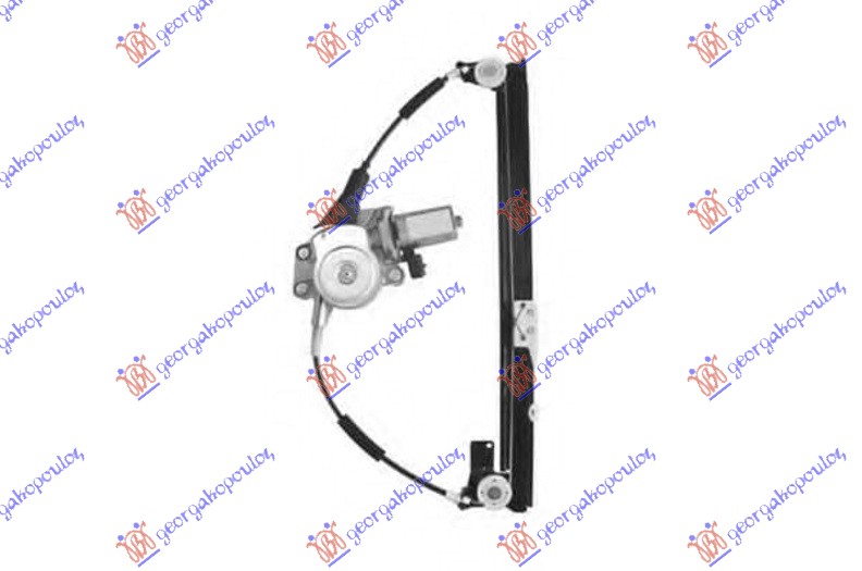 FRONT WINDOW REGULATOR ELECTRICAL 3/5D (MARELLI)