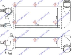 HLADNJAK INTERKULERA 1.3 JTDM-JTD (29x13x6.4)