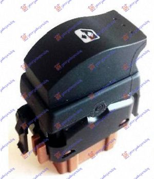 PREKIDAC U PREDNJIM VRATIMA (1 TASTER) (BRAON KONEKTOR) (6 PIN) DESNO