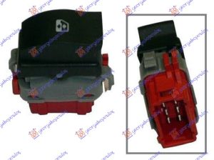 PREKIDAC U PREDNJIM VRATIMA (1 TASTER) (CRVENI KONEKTOR) (6 PIN) DESNO