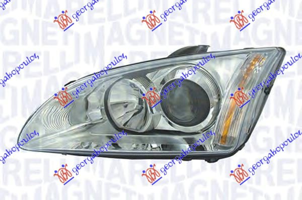 HEAD LAMP W/PROJECTOR AFS (CHROME) (E) (DEPO)