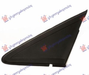 FRONT FENDER/DOOR MIRROR MOULDING UPPER BLACK