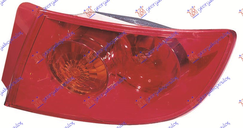 STOP LAMPA SPOLJASNJA 4 VRATA (CRVENA) -2006 (DEPO) DESNO