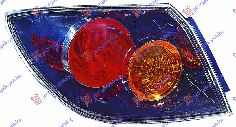STOP LAMPA SPOLJASNJA 5 VRATA (CRNA) -2006 (DEPO) LEVO
