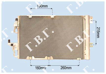 HLADNJAK KLIME 1.8/2.2i 16v (555x382x12)