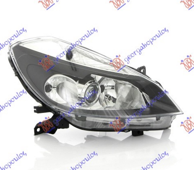FAR ELEKTRICNI CRNI SA MAGLENKOM (SA REGULATOROM) (H1/H7/H7) (TYC) DESNO