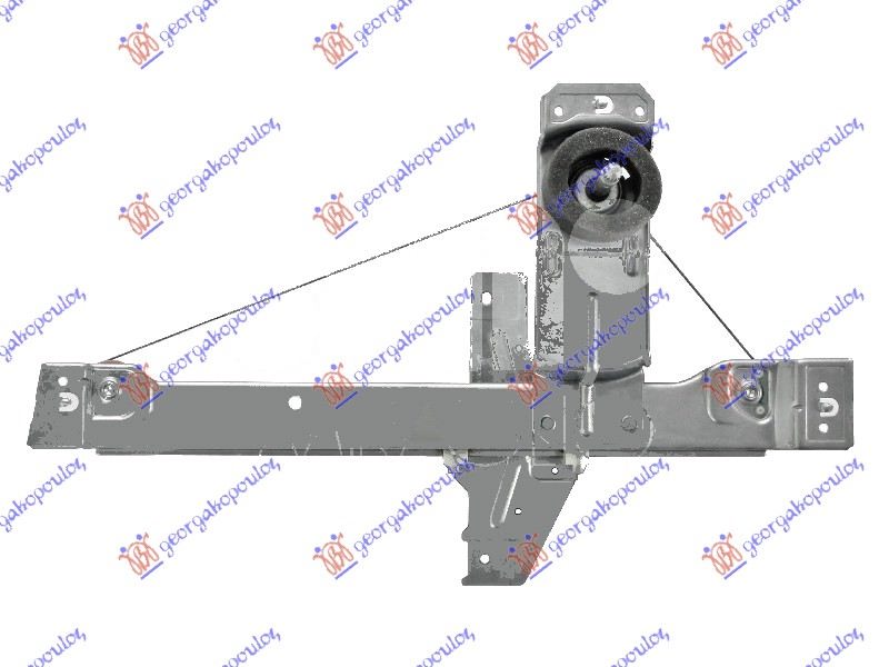 REAR WINDOW REGULATOR MANUAL S.W.