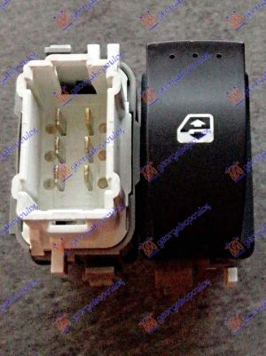 PREKIDAC U PREDNJIM/ZADNJIM VRATIMA (1 TASTER) (BELI KONEKTOR) (6 PIN) DESNO