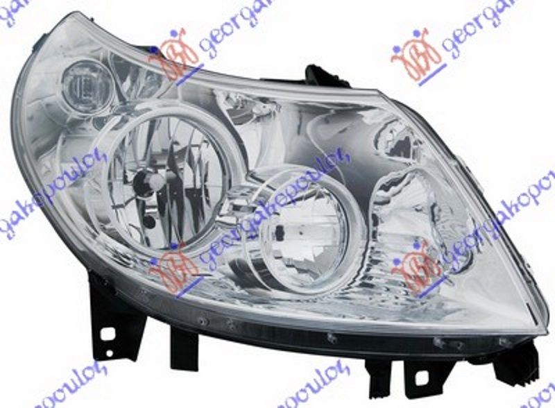 FAR ELEKTRICNI (H7/H1/PY21W/W5W) -2011 (TYC) DESNO