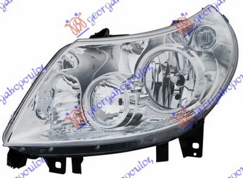 FAR ELEKTRICNI (H7/H1/PY21W/W5W) -2011 (TYC) LEVO
