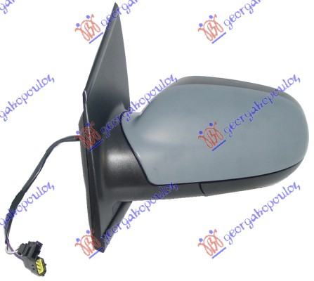 DOOR MIRROR ELECTRICAL HEATED PRIMED (A QUALITY) (ASPHERICAL GLASS)