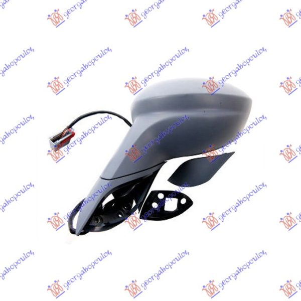 DOOR MIRROR ELECTRICAL HEATED FOLDABLE PRIMED (W/SIDE LAMP & SENSOR)