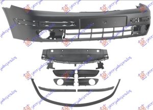 FRONT BUMPER -2005 (W/ALL MOULDINGS) (A QUALITY)