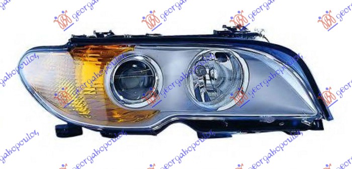 HEAD LAMP XENON (TITAN-YELLOW SIDE LAMP) (E) (DEPO)