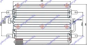 HLADNJAK KLIME 1.6 BENZIN (480x350x25)