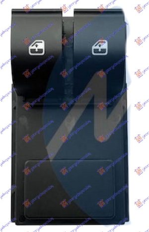 PREKIDAC U PREDNJIM VRATIMA (2 TASTERA) (SIVI KONEKTOR) (9 PIN) LEVO