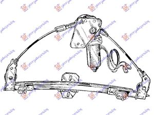 FRONT WINDOW REGULATOR ELECTRICAL 3D (A QUALITY)