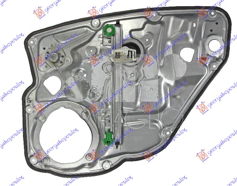 REAR WINDOW REGULATOR MANUAL (W/PANEL)