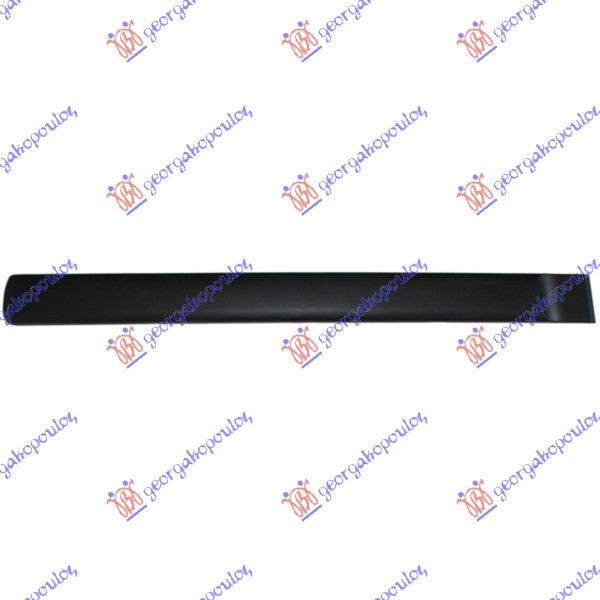 LAJSNA PREDNJIH VRATA MAT-CRNA (100mm) DESNO