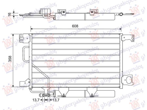 HLADNJAK KLIME 2.7 DIZEL (630x356) (VALEO)