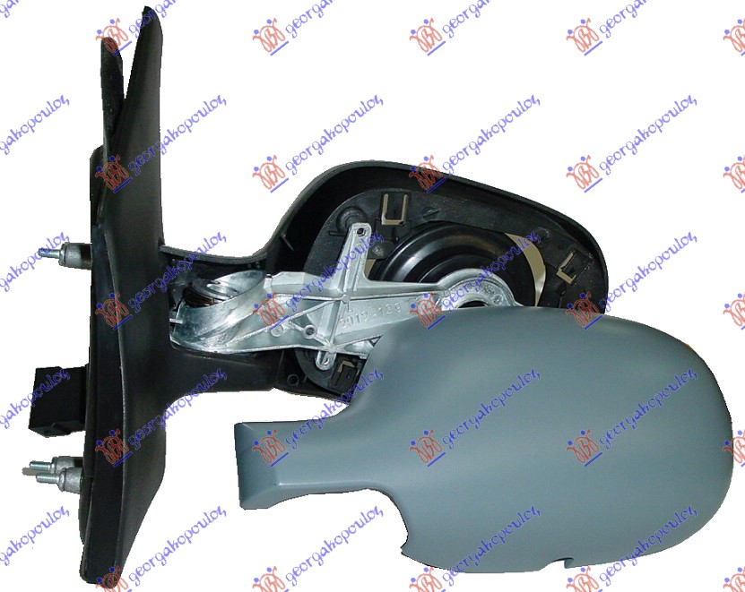 DOOR MIRROR ELECTRICAL HEATED PRIMED (A QUALITY) (ASPHERICAL GLASS)