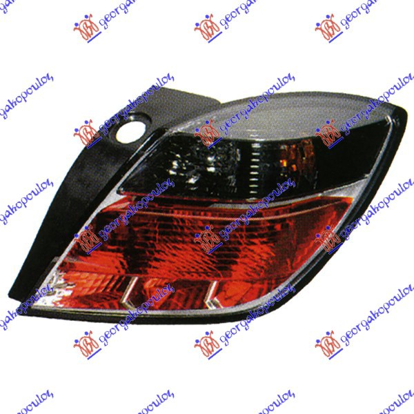 STOP LAMPA 3 VRATA/GTC (ZATAMNJENA CRVENA) (DEPO) DESNO