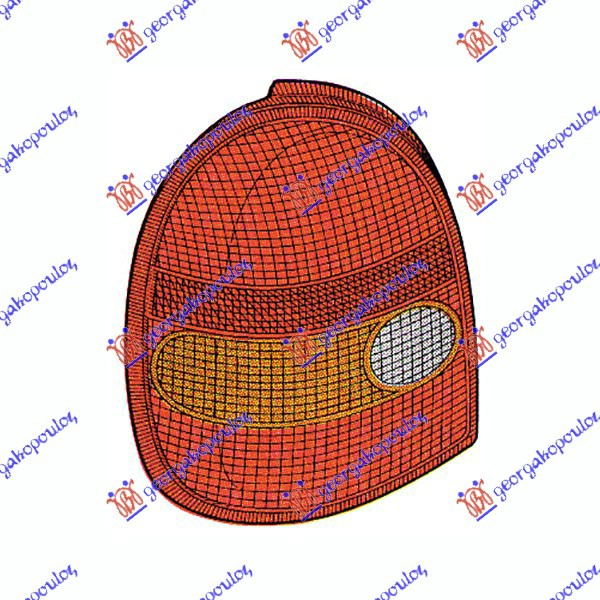 STOP LAMPA 3 VRATA (TYC) LEVO