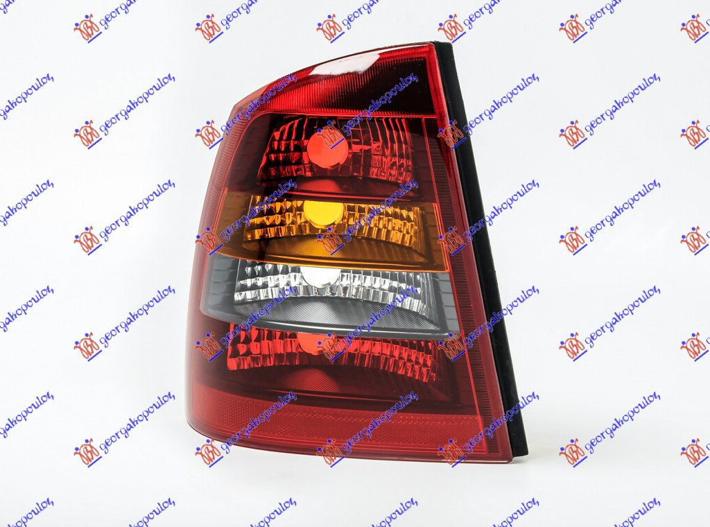 STOP LAMPA 4 VRATA (CRNA) (DEPO) LEVO