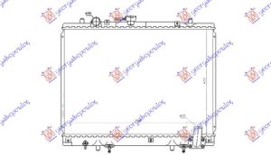RADIATOR 2.5 DIESEL AUTOMATIC (425x600) (KOYO)