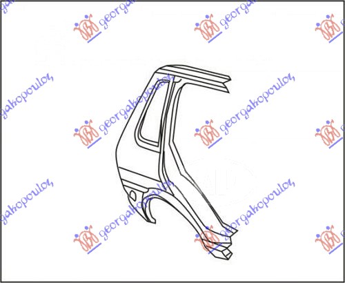 REAR FENDER 5D