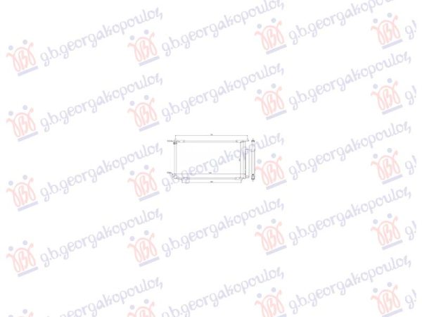 CONDENSER 2.0-2.4 PETROL (665x360x16) (KOYO)