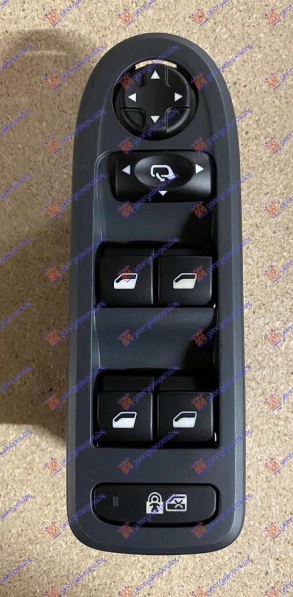PREKIDAC U PREDNJIM VRATIMA (ELEKTRO-SKLOPIV RETROVIZOR) (SA OKVIROM) (32 PIN) LEVO