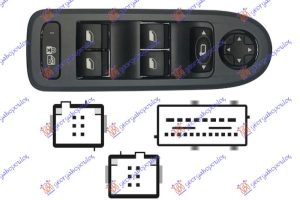 PREKIDAC U PREDNJIM VRATIMA (26 PIN) LEVO