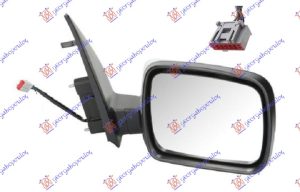DOOR MIRROR ELECTRICAL HEATED FOLDABLE PRIMED (6 PIN) (A QUALITY) 2011- (CONVEX GLASS)