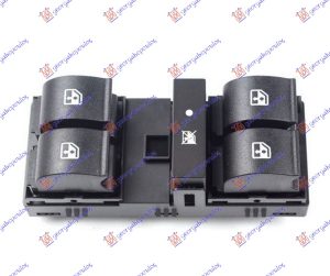 PREKIDAC U PREDNJIM VRATIMA (4 TASTERA) (8 PIN) LEVO