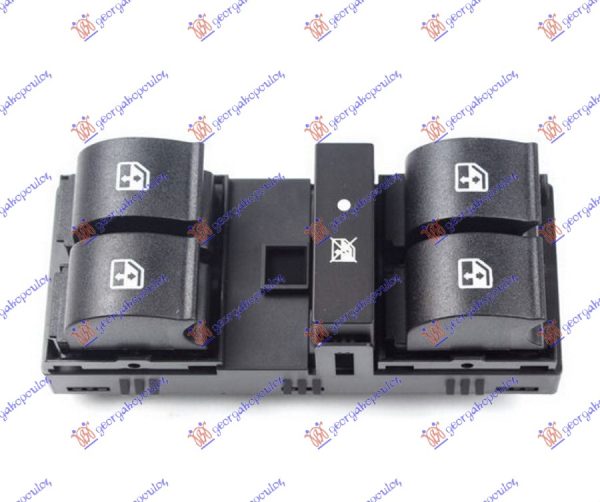 PREKIDAC U PREDNJIM VRATIMA (4 TASTERA) (8 PIN) LEVO