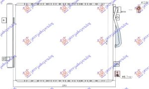 HLADNJAK KLIME 3.5i V6 24V - 2.5 CRDi (590x434) 2006-