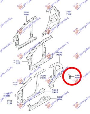 TAIL LAMP RIM (O)