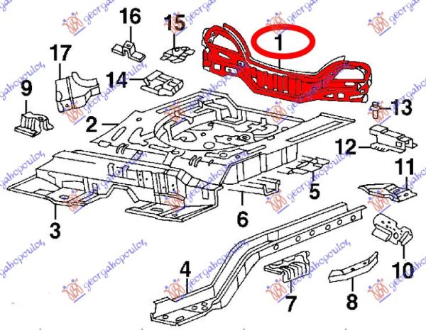 REAR PANEL ASSY (O)