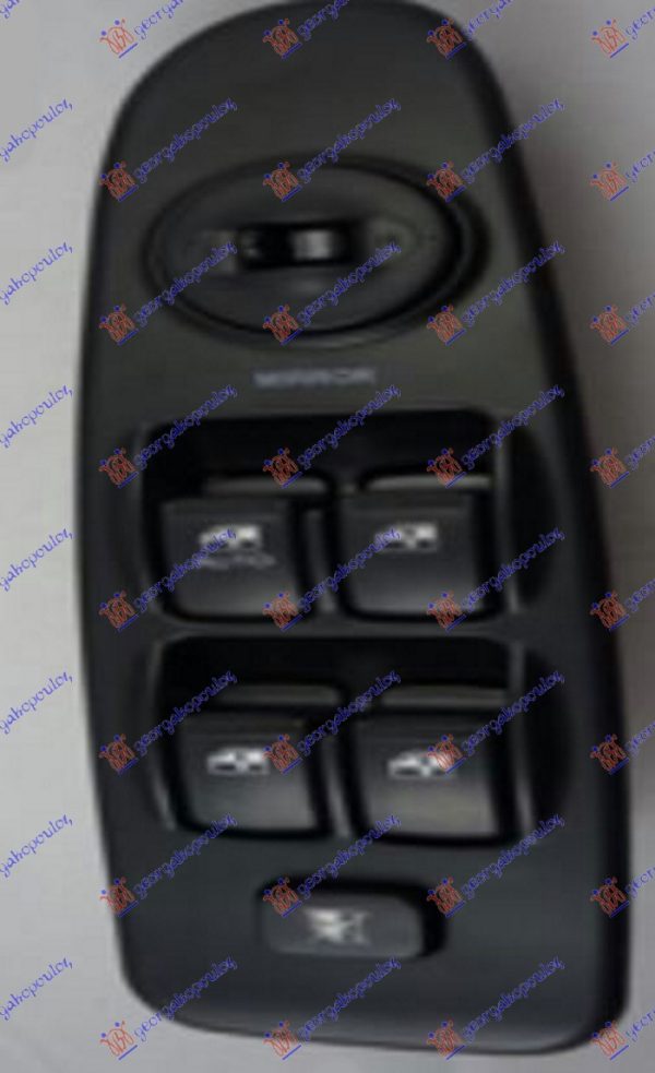 PREKIDAC U PREDNJIM VRATIM (4 TASTERA) (22 PIN) (NE ODGOVARA ZA GT) LEVO