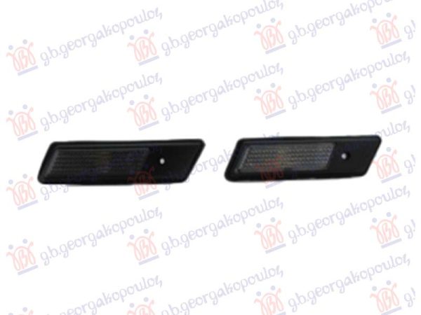 SIDE LAMP CLEAR (CHROME FRAME) SET